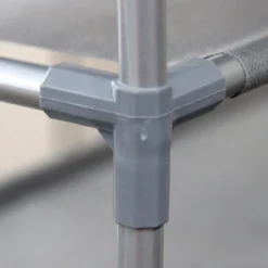 Home Basics 50 Pair Non-Woven Multi-Purpose Stackable Free-Standing Shoe Rack, Grey -Storage Store GUEST c4756907 bfda 41cf ae59 c3e4ffe9cc90 1