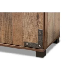 2 Door Cyrille Wood Shoe Cabinet Brown - Baxton Studio 12 2 Door Cyrille Wood Shoe Cabinet Brown - Baxton Studio -Storage Store GUEST c5036d96 dc54 4d54 9497 64bf60615cef