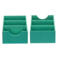 Household Essentials Set Of 2 3-Section Drawer Trays Seafoam -Storage Store GUEST c6eaab15 768d 46c5 b780 9186c8538b5b