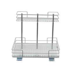 Household Essentials Double-Sided Pantry Organizer Nickel -Storage Store GUEST c86abe12 9952 4f9d a892 2ddcbaacac42