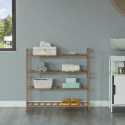 Basicwise Bamboo Storage Shoe Rack, Free Standing Shoe Organizer Storage Rack 11 Basicwise Bamboo Storage Shoe Rack, Free Standing Shoe Organizer Storage Rack -Storage Store GUEST c9498481 a107 4818 9569 07384735207d