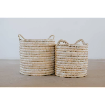 Mo's Crib Medium Handcrafted Karula Basket With Handles 2 Mo's Crib Medium Handcrafted Karula Basket With Handles - Image 2