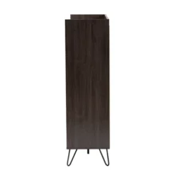 Baldor Wood 3 Door Shoe Cabinet Dark Brown - Baxton Studio -Storage Store GUEST caa7e34f 48ed 4948 92e3 fb6159c06c53