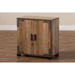 2 Door Cyrille Wood Shoe Cabinet Brown - Baxton Studio 15 2 Door Cyrille Wood Shoe Cabinet Brown - Baxton Studio -Storage Store GUEST cb35723f 8edd 4b4e 9899 0fea05865a02