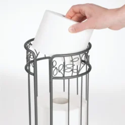 MDesign Decorative Metal Toilet Paper Storage Holder Stand, 3 Rolls 20 MDesign Decorative Metal Toilet Paper Storage Holder Stand, 3 Rolls -Storage Store GUEST cda706e7 2edb 4598 b97e 76fdac393e24