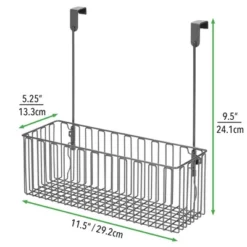 MDesign Metal Hanging Over Cabinet Bathroom Storage Organizer Basket -Storage Store GUEST cdf5ddac 14c9 4f6b b998 2065cfcf5c3f