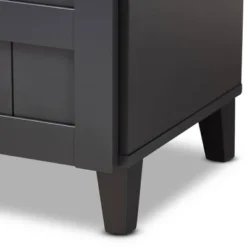 Shelf Wood Shoe Storage Cabinet With Drawer Glidden Finished Black - Baxton Studio 13 Shelf Wood Shoe Storage Cabinet With Drawer Glidden Finished Black - Baxton Studio -Storage Store GUEST d2c1fb8a 166e 42fd ae13 b293368a1e4f