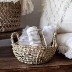 Natural Seagrass Bowl - Foreside Home & Garden -Storage Store GUEST d3eecf95 e94a 4aa6 a02f 484a2bc51c79