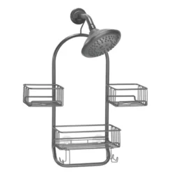 MDesign Metal Large Bath Tub & Shower Caddy, Hanging Storage Organizer -Storage Store GUEST d54980d2 1219 49be 91f6 fa043cb9b9e6