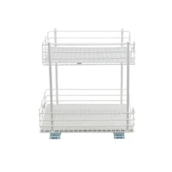 Household Essentials 15" 2-Tier Pantry Organizer White -Storage Store GUEST d622e50b ab6c 425b 81fc 5909a5b37618
