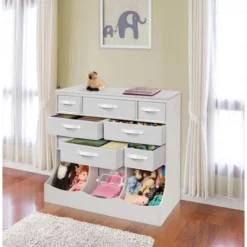 Badger Basket Storage Station With Eight Baskets And Three Bins