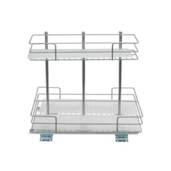 Household Essentials Double-Sided Pantry Organizer Nickel -Storage Store GUEST d858dd84 6937 4991 ad28 bb6952cddd56