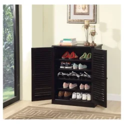 Belina 5 Shelf Shoe Cabinet Espresso - MiBasics -Storage Store GUEST dc23d36c b5e1 4a46 94e4 63fa9e4f3a9a
