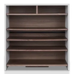 Farrar Contemporary Shoe Cabinet Chestnut Brown/White - HOMES: Inside + Out -Storage Store GUEST dec70f56 b528 49c0 8301 adc745648afe