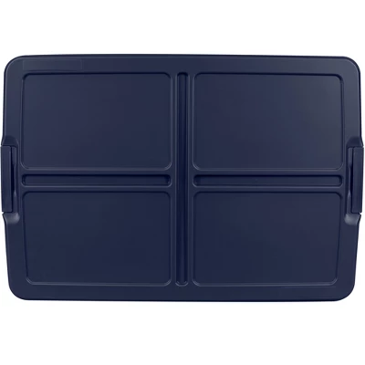 Home Logic 66qt 6pk Storage Bins Clear 3 Home Logic 66qt 6pk Storage Bins Clear - Image 3