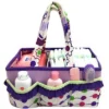 Bacati - Botanical Purple Storage Caddy