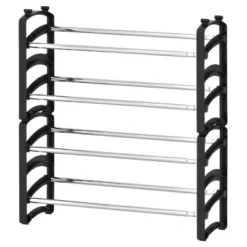 Seville Classics 4 Tier Expandable Stackable 20 Pair Shoe Rack Organizer 16 Seville Classics 4 Tier Expandable Stackable 20 Pair Shoe Rack Organizer -Storage Store GUEST e4e05175 f4a6 445e 9cfb 378e5eedc067