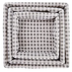 Farmlyn Creek Set Of 3 Rectangular Wicker Baskets For Organizing With Removable Fabric Liners, Rectangular Home Storage Bins For Pantry Items, 3 Sizes -Storage Store GUEST e4f09db5 e416 4f7f b4ef 5a6214139e2e