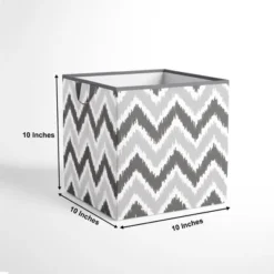 Bacati - MixNMatch Gray Storage Box Small -Storage Store GUEST e589feba a1fc 4359 b158 886728ae7af7