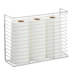 MDesign Metal Wall Mount Magazine Holder, Storage Organizer Rack -Storage Store GUEST e6d6ef43 ba93 40f2 849c 42436d584229