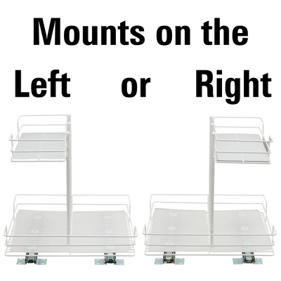 Household Essentials Double-Sided Pantry Organizer White 5 Household Essentials Double-Sided Pantry Organizer White - Image 5