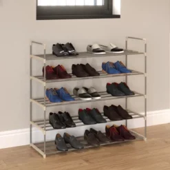 Hastings Home Five-Tier 30-Pair Shoe Storage Rack -Storage Store GUEST e9c466ac 6132 43c4 9057 0ff4097e67d9