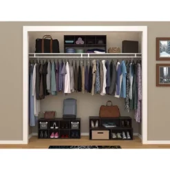 ClosetMaid 508200 Heavy Duty Shelf Organizer With Shoe Rack And Cube Storage, Espresso 7 ClosetMaid 508200 Heavy Duty Shelf Organizer With Shoe Rack And Cube Storage, Espresso -Storage Store GUEST ea67aa8f 067d 4576 86f6 fd895d70295e