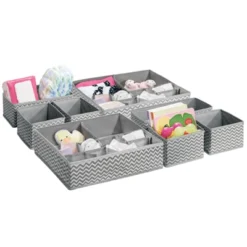MDesign Fabric Drawer And Closet Storage Organizer, Set Of 8 -Storage Store GUEST ebe7357c a13e 4c7f 976a 8e46cc7a7f46