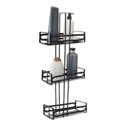3 Tier Noir Matte Industrial Spa Tower Black - Elle Décor -Storage Store GUEST f03b53fd 0c41 4219 8a52 40122118e223