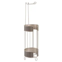 MDesign Toilet Tissue Paper Roll Holder / Dispenser, Stores 4 Rolls -Storage Store GUEST f5c1653f b839 4265 8434 f7b5f4bc30c8