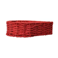 Household Essentials Set Of 3 Nesting Heart Baskets Paper Rope Red -Storage Store GUEST f88156cb 4480 40ee ac36 f58d9786bcc5