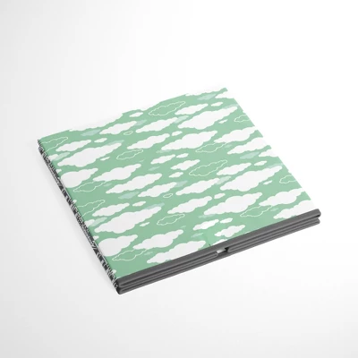 Bacati - Clouds In The City Mint//Gray Storage Box Small 2 Bacati - Clouds In The City Mint//Gray Storage Box Small - Image 2