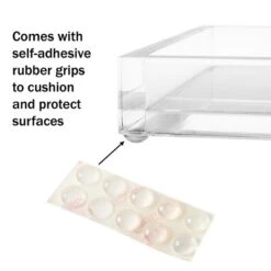 Hastings Home Decorative Acrylic Catchall Tray For Bedroom, Bathroom, And Office Storage - Clear 9 Hastings Home Decorative Acrylic Catchall Tray For Bedroom, Bathroom, And Office Storage - Clear -Storage Store GUEST ffdde279 85e9 46cb 868c 30041851810e